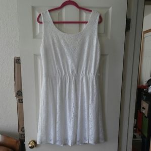 EUC White Lace Ambiance 3X fit and flare dress